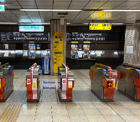 地下鉄赤坂駅、正面改札口